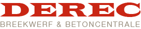 Breekwerf, betoncentrale DEREC , bouwafval betonproducten